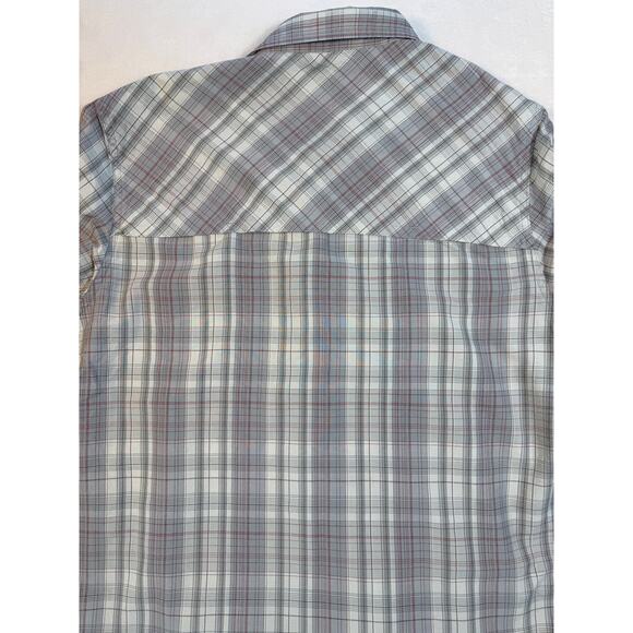 Toad & Co Men's Plaid Button Down Active Sport Shirt Hiking Casual Performance M - Picture 4 of 11
